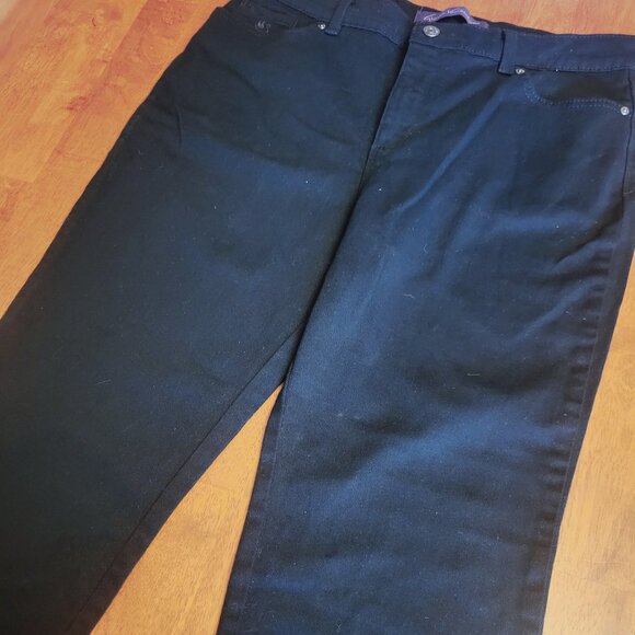 Gloria Vanderbilt ~ Sz 14P ~ “Amanda” Straight Leg Pants/Jeans~Excellent Condion - Picture 2 of 9